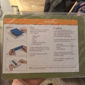 New Cricut Cuttlebug Embossing rubber Mat